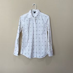 Simple petite women’s button down shirt